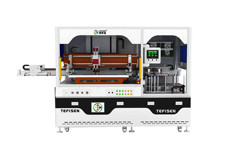 auto screen printing machines with CCD vision